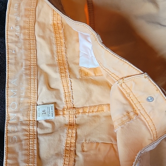 16P Sonoma orange sherbet cropped pant - Picture 3 of 4